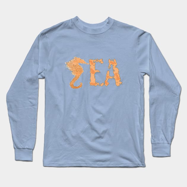 sea Long Sleeve T-Shirt by focusLBdesigns